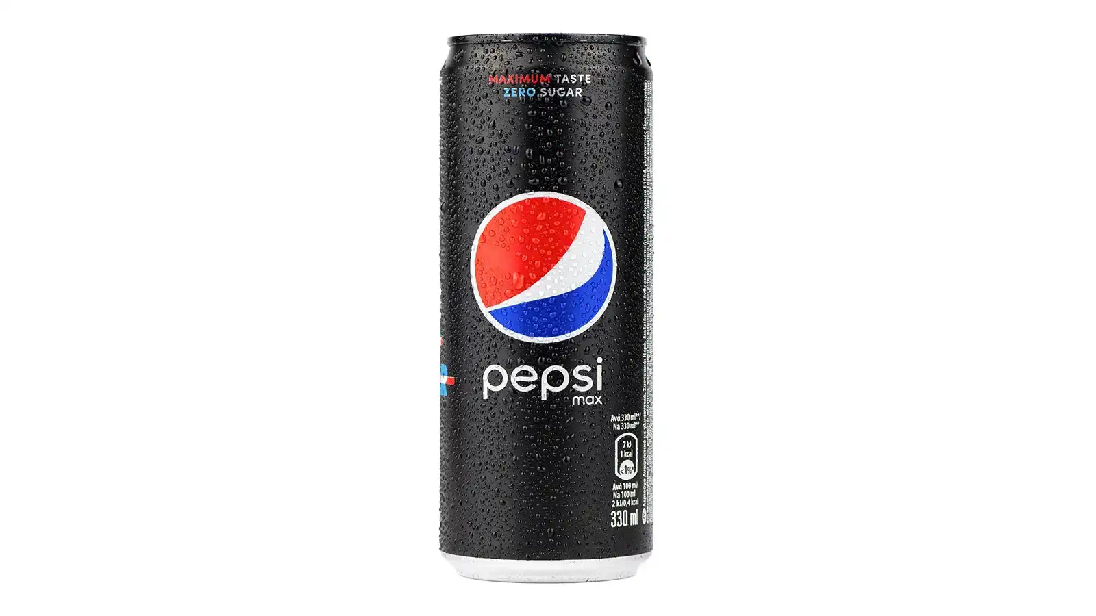 330 ml Pepsi Max kutu içecek, gazlı kola şeker ilavesiz, tek kutu görseli – Adana Dede Kebap Steak Burger Tatlı Kasap