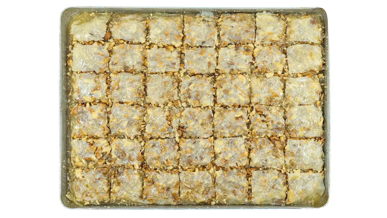 Cevizli transparan baklava tepsisi – Dede Kebap Steakhouse Adana